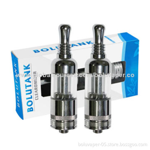 Bolutank Glass Atomizer for eGo Electronic Cigarettes with Dual Coil